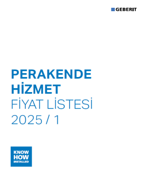 Geberit Perakende Hizmet Fiyat Listesi Geberit Perakende Hizmet Fiyat Listesi