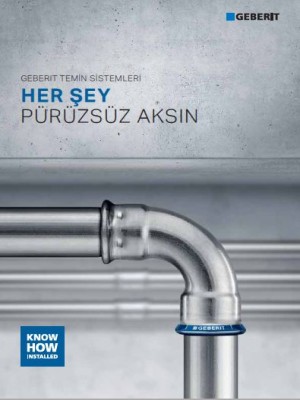 Herşey pürüzsüz aksın - Geberit temin sistemleri Herşey pürüzsüz aksın - Geberit temin sistemleri