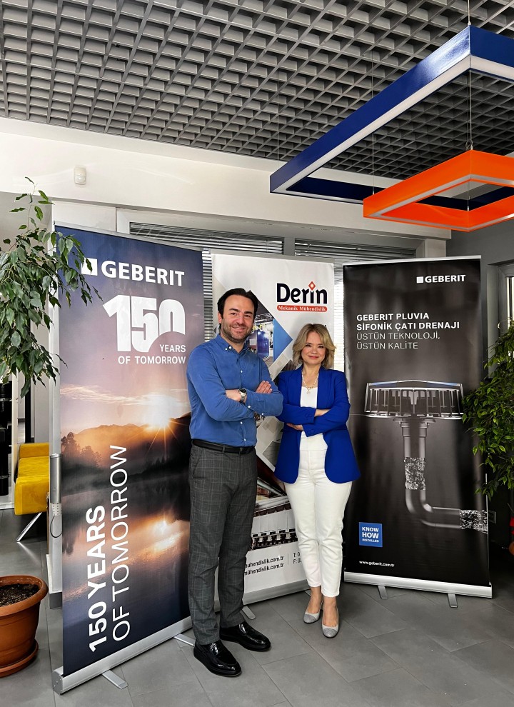 Geberit Bölge Satış Müdürü Osman Bayrakdar ve Züleyha Özcan Geberit Bölge Satış Müdürü Osman Bayrakdar ve Züleyha Özcan