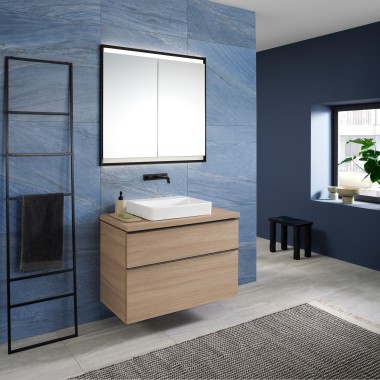Mix&Match Geberit ONE çanak lavabo ile Geberit iCon dolap Mix&Match Geberit ONE çanak lavabo ile Geberit iCon dolap