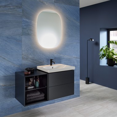 Geberit Acanto lavabo ile Geberit ONE lavabo dolabı Geberit Acanto lavabo ile Geberit ONE lavabo dolabı