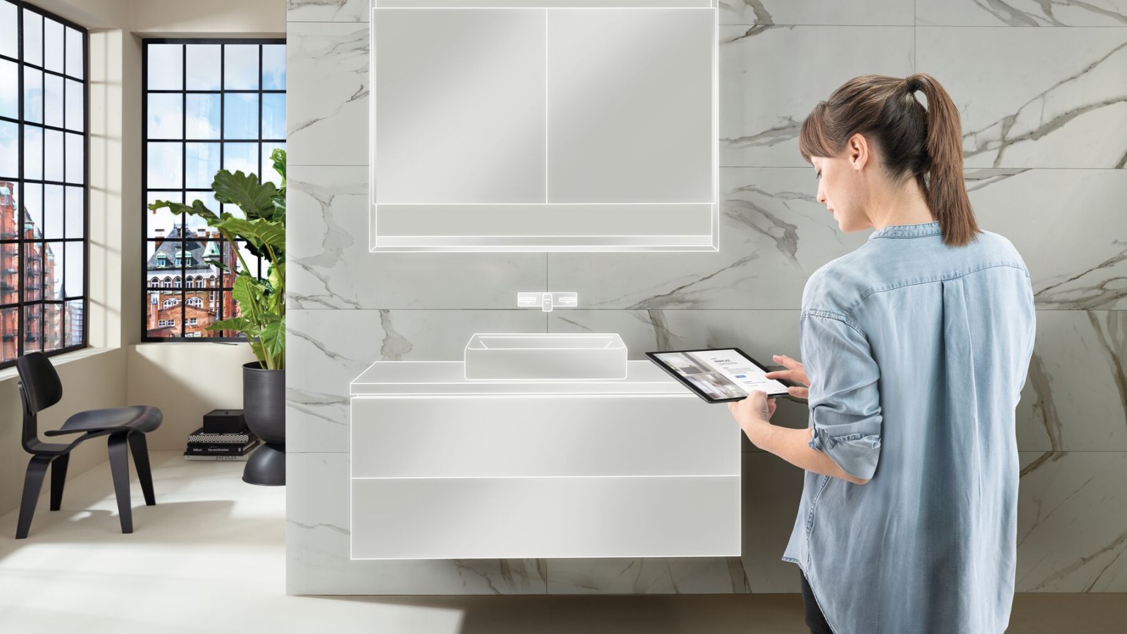 Geberit ONE lavabo alanı