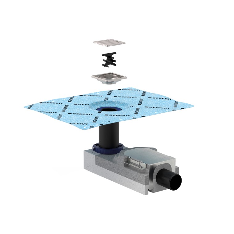 Duş zemin süzgeci için Geberit montaj seti Duş zemin süzgeci için Geberit montaj seti