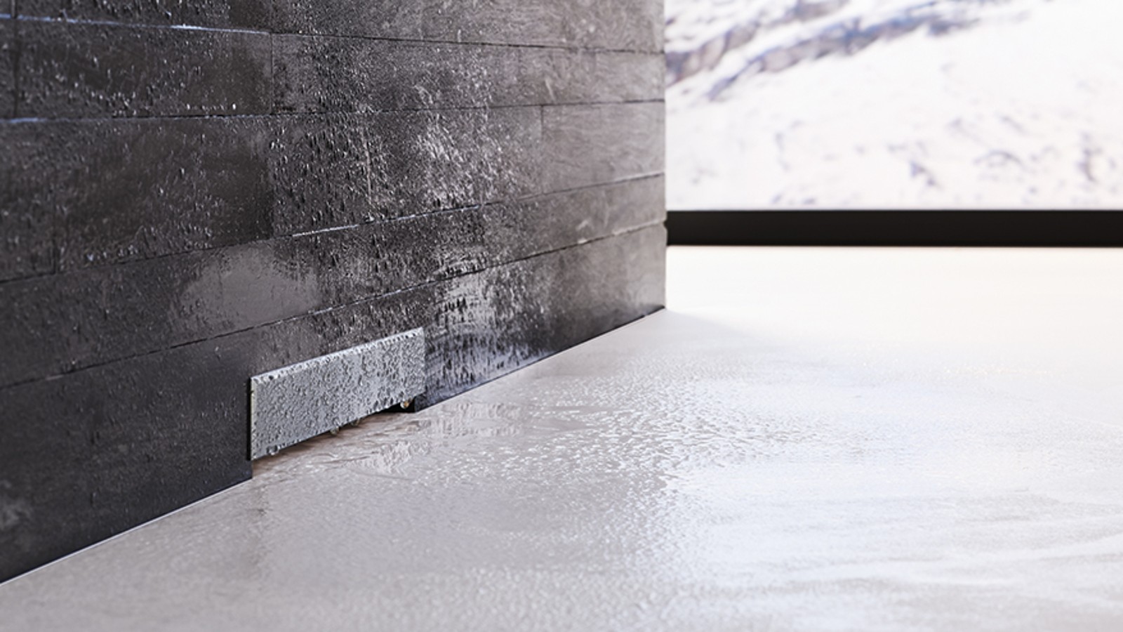 Hemzemin duş için Geberit duvar süzgeci