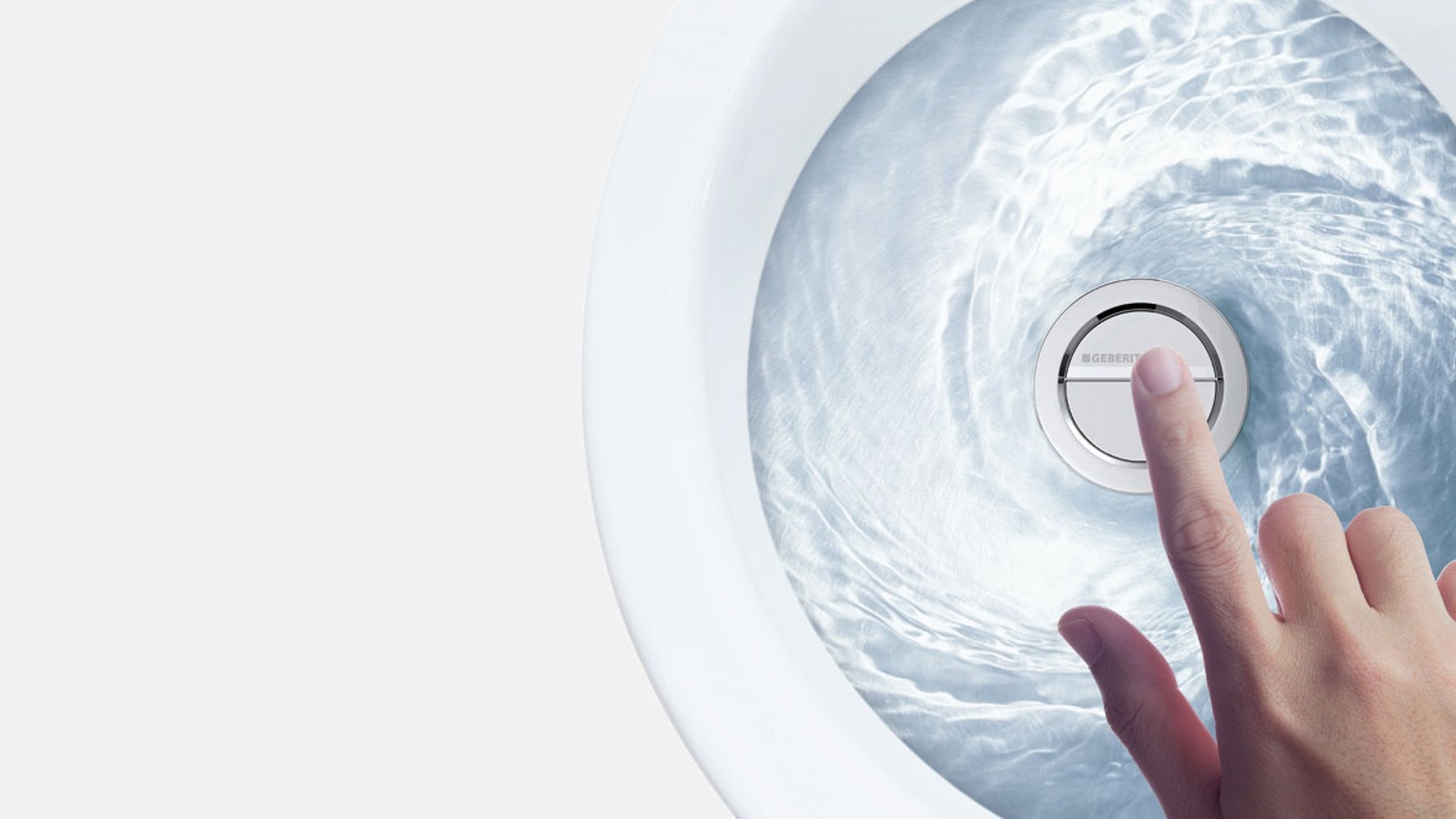 Doldurma valfi ve Impuls350 ile Geberit yıkama teknolojisi