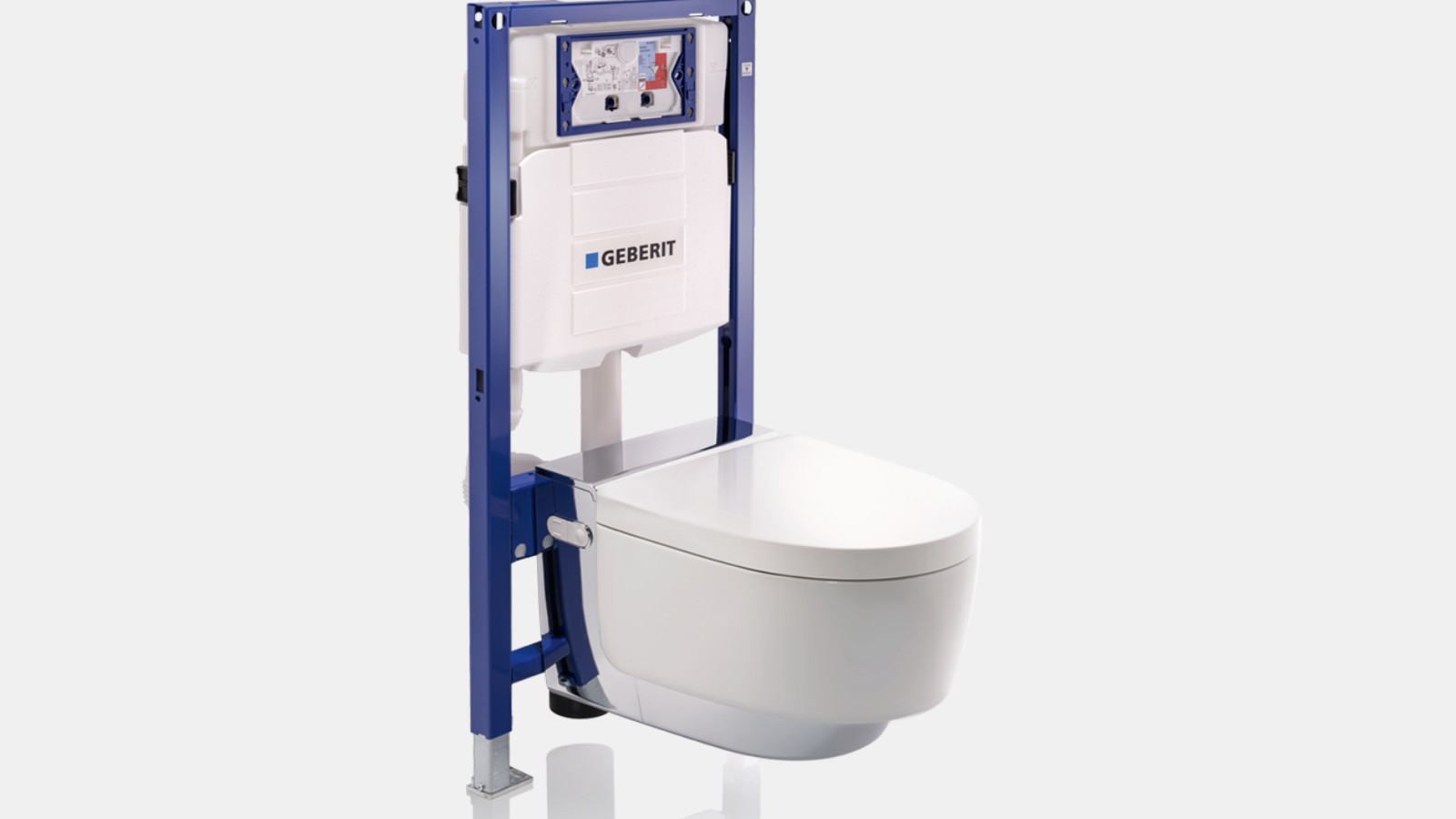 Geberit AquaClean Mera ile duvara monte klozet için Geberit Duofix elemanı