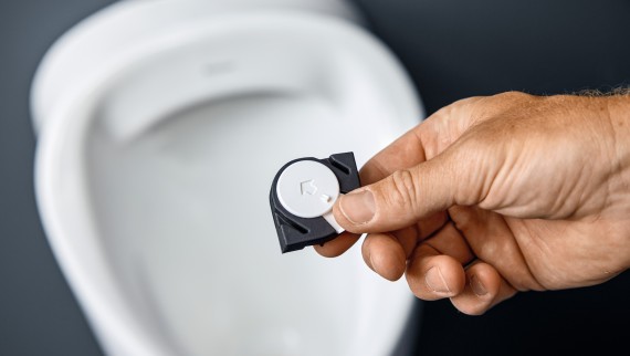 Flush guide for thorough flushing Flush guide for thorough flushing