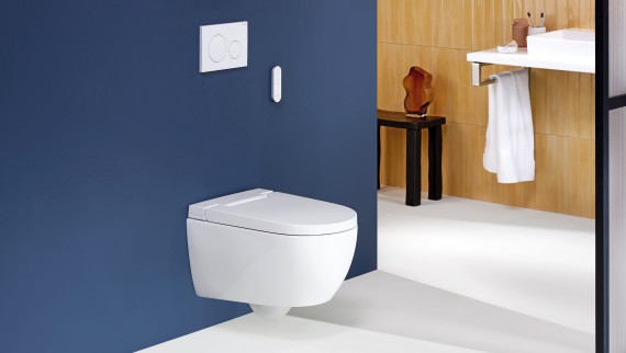 Sigma20 uzaktan kumandalı Geberit AquaClean Alba Sigma20 uzaktan kumandalı Geberit AquaClean Alba
