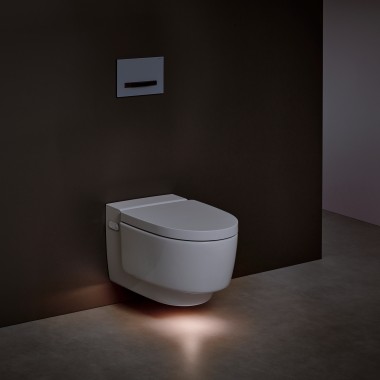 Yönlendirme ışığıyla Geberit AquaClean Mera akıllı klozet Yönlendirme ışığıyla Geberit AquaClean Mera akıllı klozet