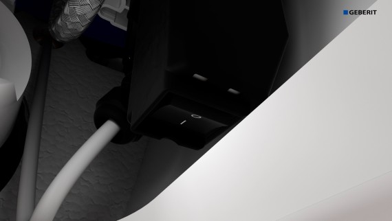 AquaClean Alba'nın çalıştırma düğmesi AquaClean Alba'nın çalıştırma düğmesi
