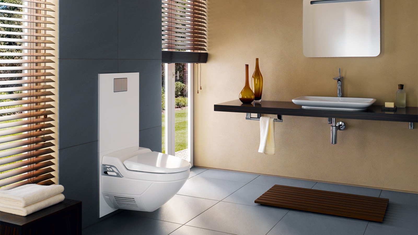 90'larda görsel olarak biraz sakinlik hakimdi, bunun için çoğu banyo daha büyüktü