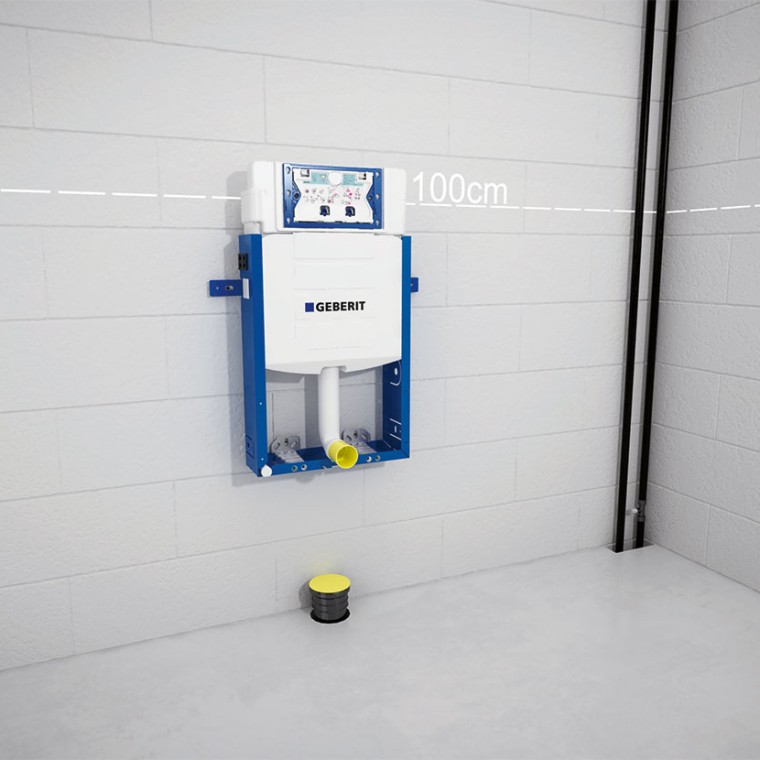 Geberit Kombifix elemanını sabitleme Geberit Kombifix elemanını sabitleme