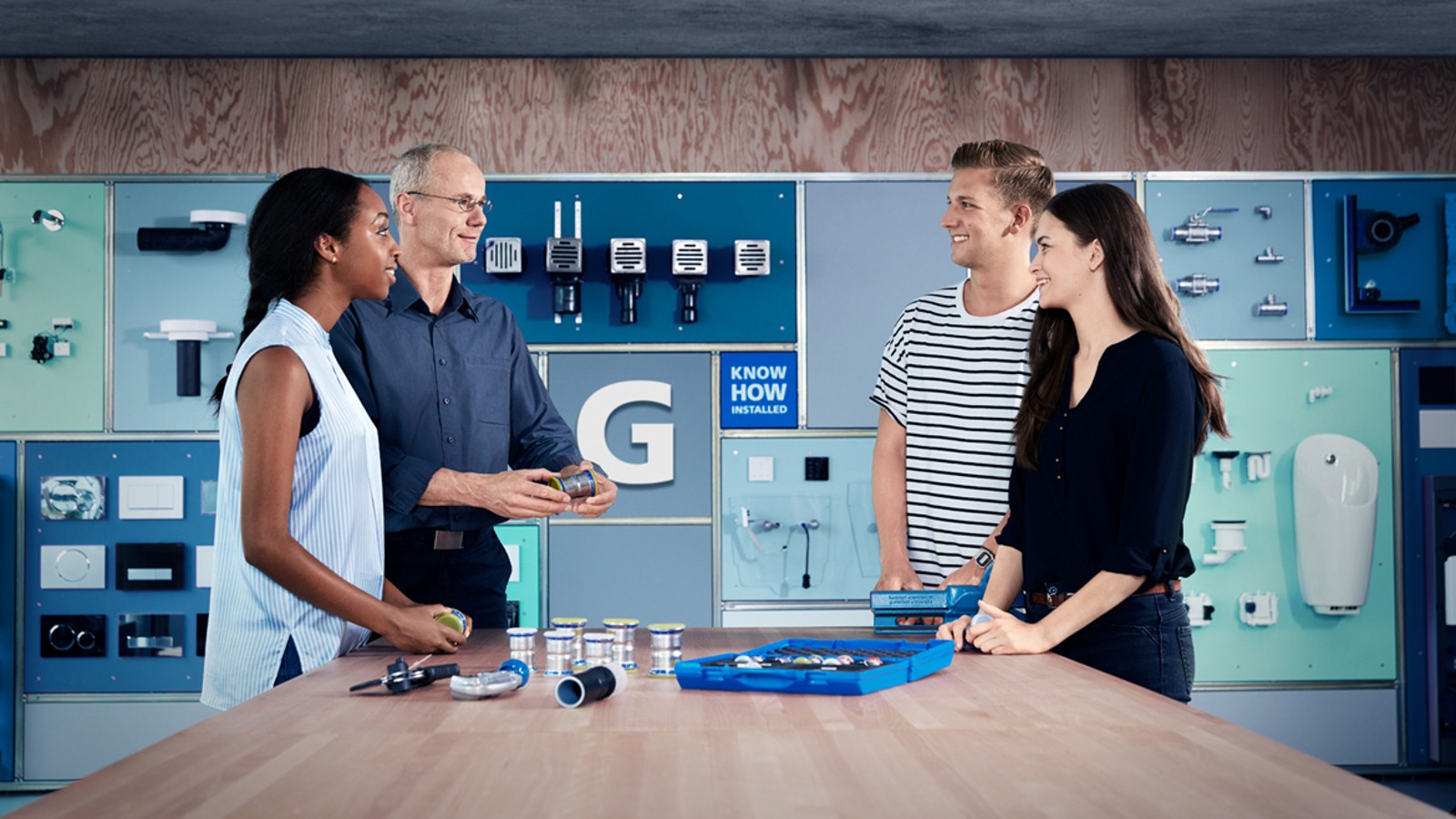 Geberit çalışanları - Ortak değerler