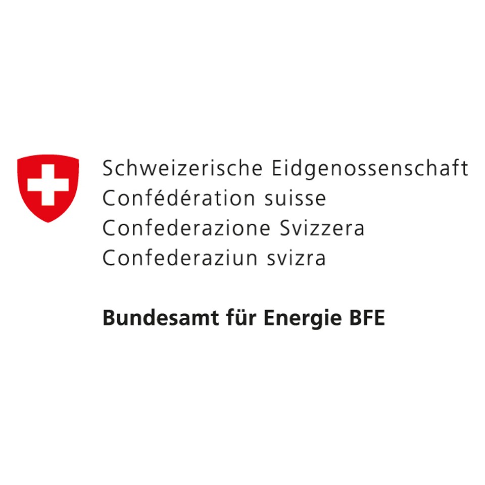 Schweizerische Eidgenossenschaft / Bundesamt für Energie BFE (İsviçre Konfederasyonu / Federal Enerji Dairesi) logosu
