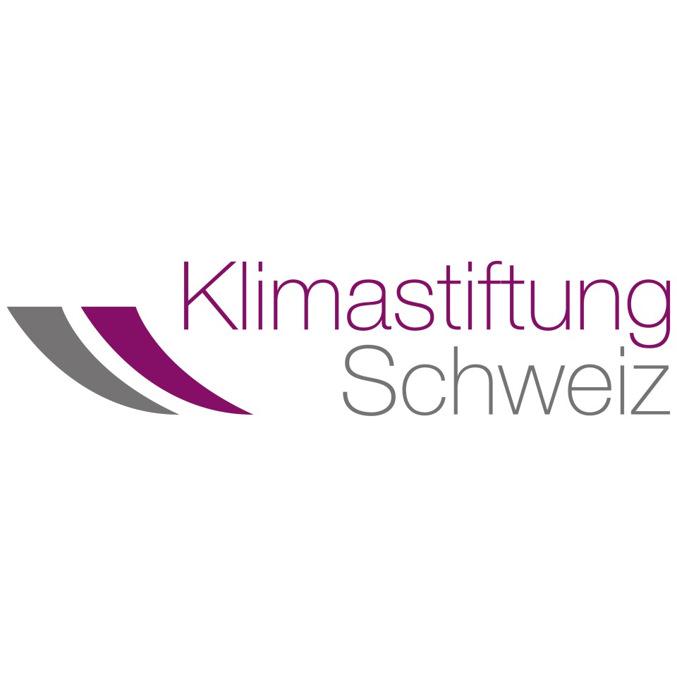 Klimastiftung Schweiz (İsviçre İklim Vakfı) logosu Klimastiftung Schweiz (İsviçre İklim Vakfı) logosu