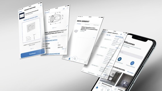 Geberit Pro uygulamasıyla gömme rezervuarları belirleyin ve uygun yedek parçaları hemen sipariş edin. Geberit Pro uygulamasıyla gömme rezervuarları belirleyin ve uygun yedek parçaları hemen sipariş edin.