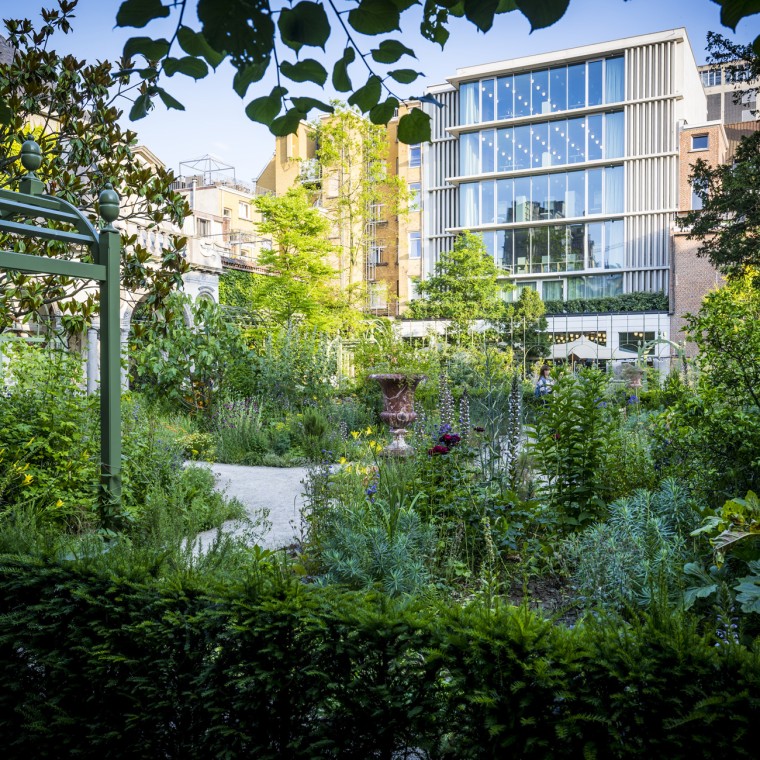 Mütevazı ama çarpıcı: yeni Rubens Evi giriş binası. (© Frederik Beyens)