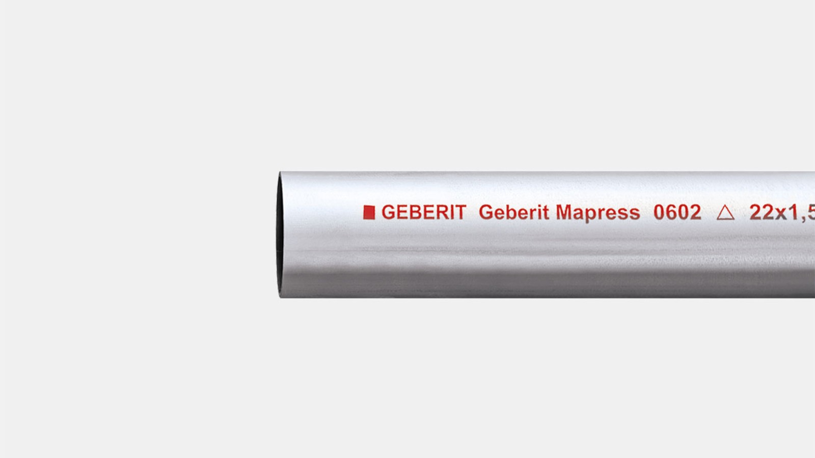 Geberit Mapress C çelik boru, dışı galvanizli Geberit Mapress C çelik boru, dışı galvanizli
