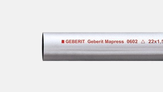 Geberit Mapress C çelik boru, dışı galvanizli