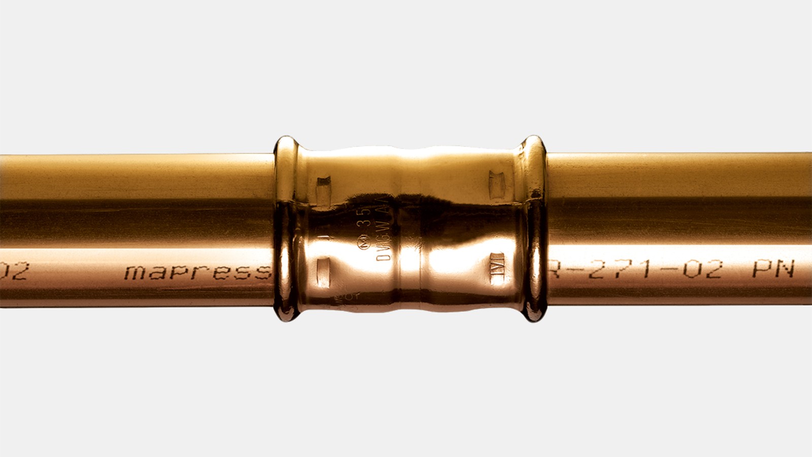 Geberit MapressCuNiFe manşon ile preslenmiş Geberit MapressCuNiFe borular Geberit MapressCuNiFe manşon ile preslenmiş Geberit MapressCuNiFe borular