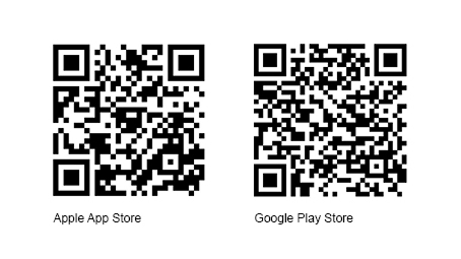Apple ve Android için Geberit Pro QR kodları