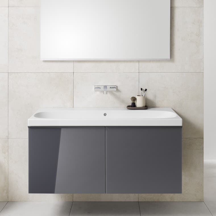 Antrasit Geberit Acanto lavabo dolabı Antrasit Geberit Acanto lavabo dolabı