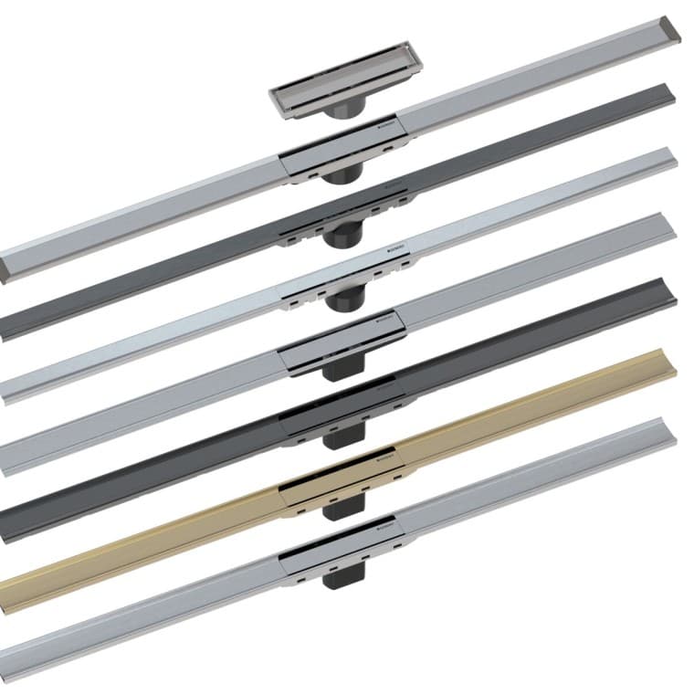 Geberit CleanLine duş giderlerine genel bakış Geberit CleanLine duş giderlerine genel bakış