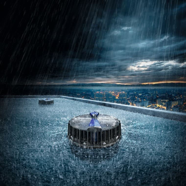 Geberit Pluvia ile aktif çatı drenaj sistemi Geberit Pluvia ile aktif çatı drenaj sistemi