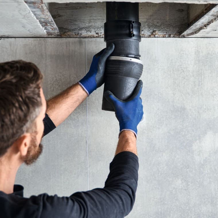 Geberit Silent-db20 Ofset fittingi montajı Geberit Silent-db20 Ofset fittingi montajı