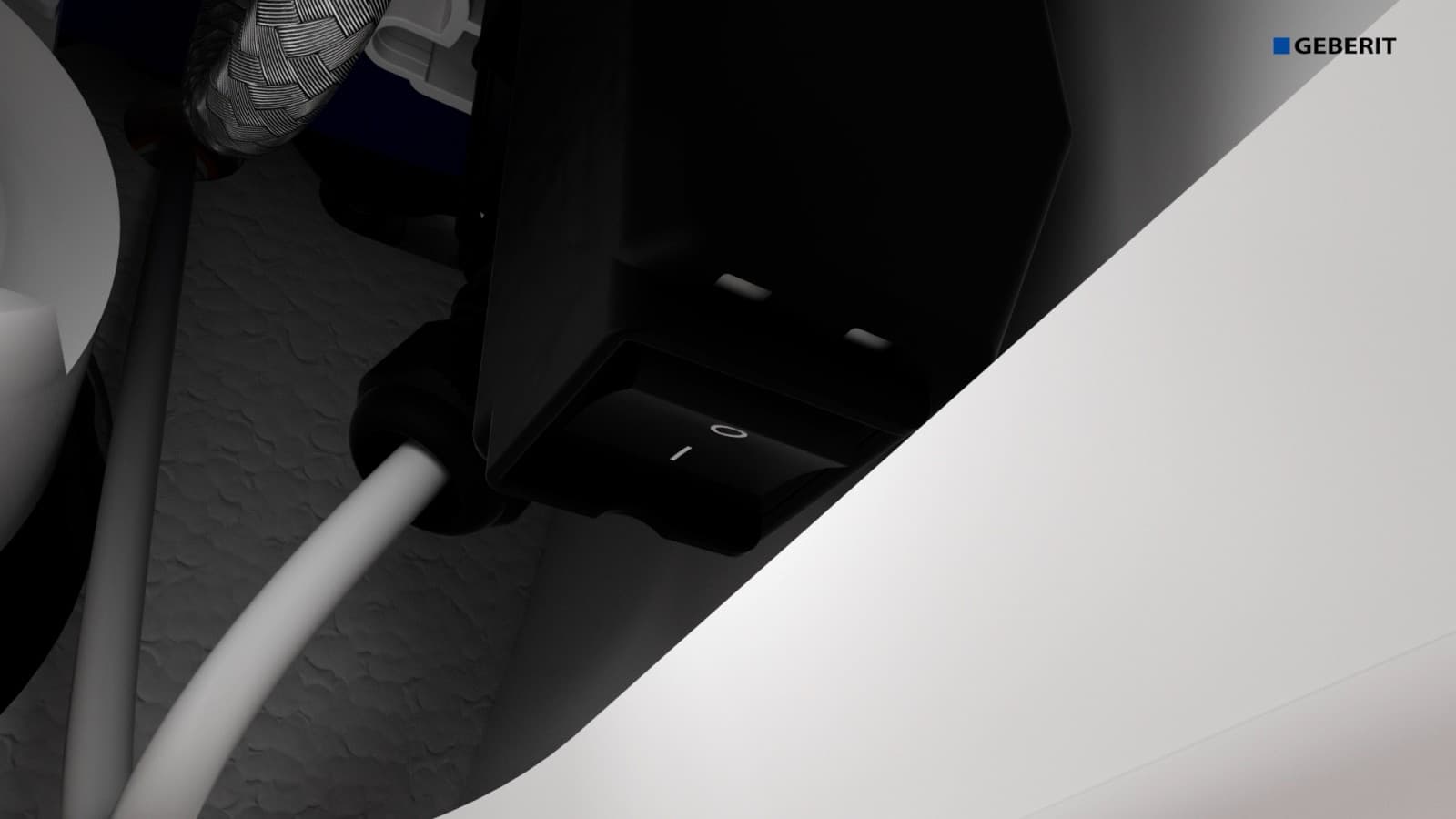 AquaClean Alba'nın çalıştırma düğmesi AquaClean Alba'nın çalıştırma düğmesi