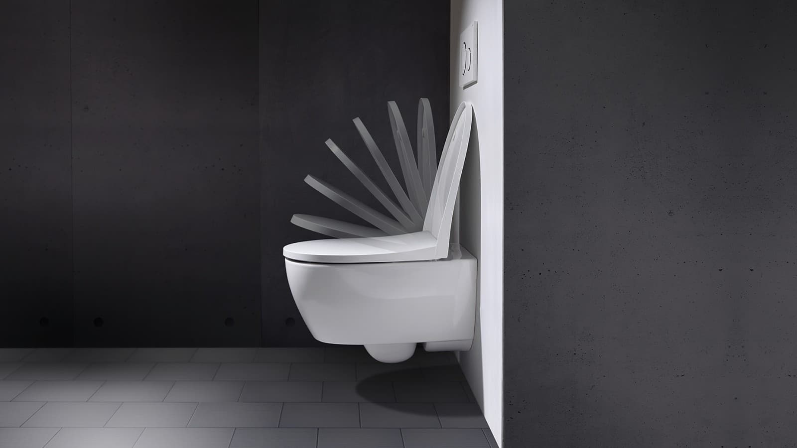 İndirme mekanizmalı klozet kapağı İndirme mekanizmalı klozet kapağı